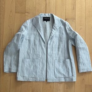 Lafayette 148 linen/silk blend blazer